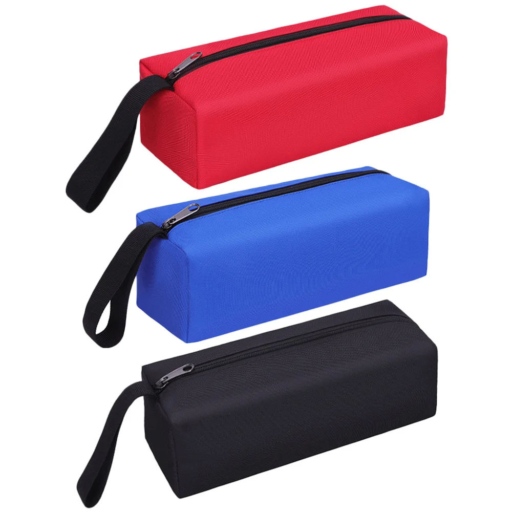 3 قطعة أكياس أدوات محمولة مقاومة للاهتراء أكسفورد القماش سستة أكياس التخزين للأدوات الثقيلة المنظم الحقيبة خفيفة الوزن ل