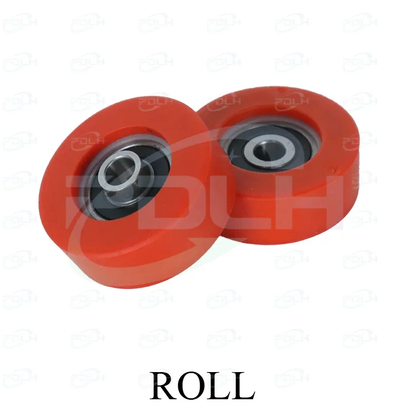 10PCS 3-807-18-1820 Compatibl Roller D=47.7mm W=17mm Transport Roller For HOMAG WEEKE Edge Banding Machines