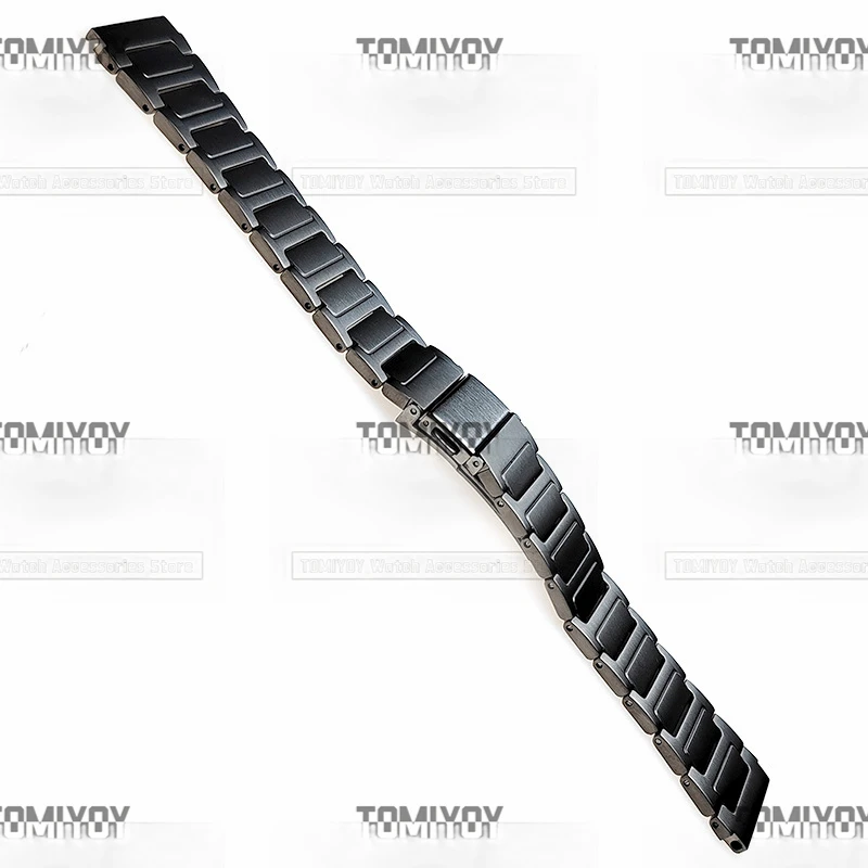 22MM High Quality Soft And Lightweight Silver Titanium Alloy Watch Band With Equipped With Stainless Steel Buckle