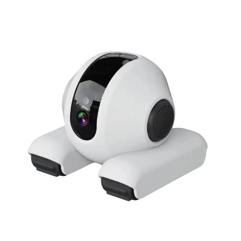 

ABZZ-Robot Camera 1080P Movable Smart Wifi Camera With Real-Time Remote Control For Pet Indoor Home Monitoring