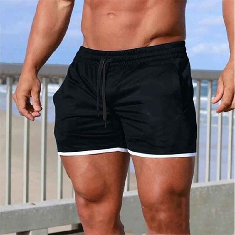 ADED Summer Men Sports Shorts Fitness Basketball Beach Pants Mesh Breathable Bodybuilding Gym Training Shorts Men's Sweatpants image 5