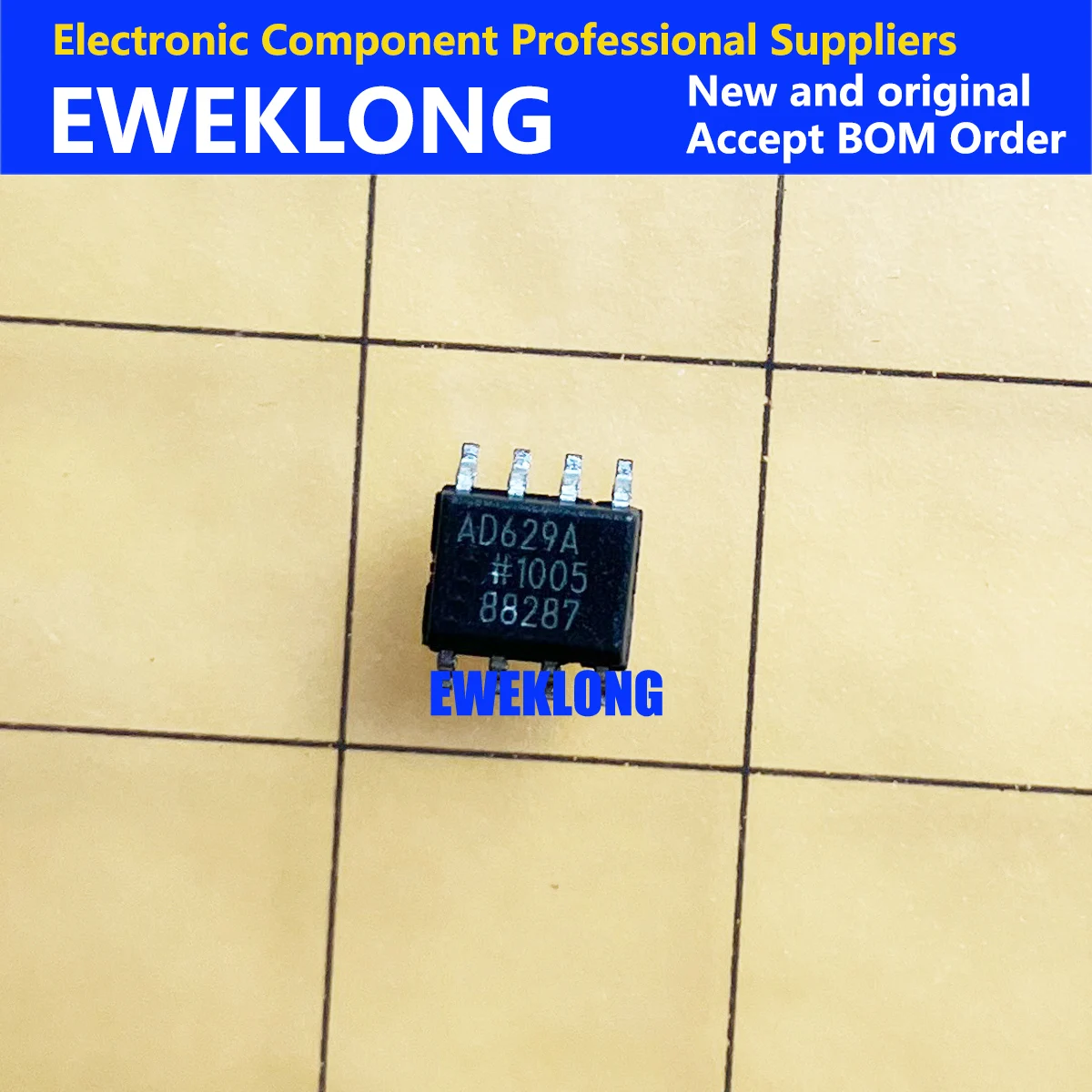 2pcs*AD629AR AD629ARZ AD629 SOP8 Marking Code AD629A IC Chip