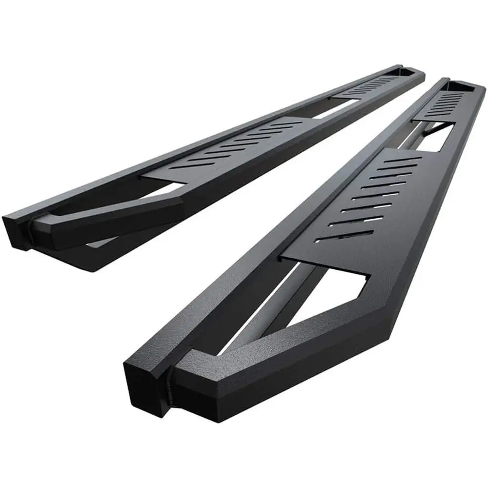 

Гибридные пороги-подножки из нержавеющей стали (Nerf Bar Side Steps Side Bars) совместимые с Toyota Highlander 2014-2019