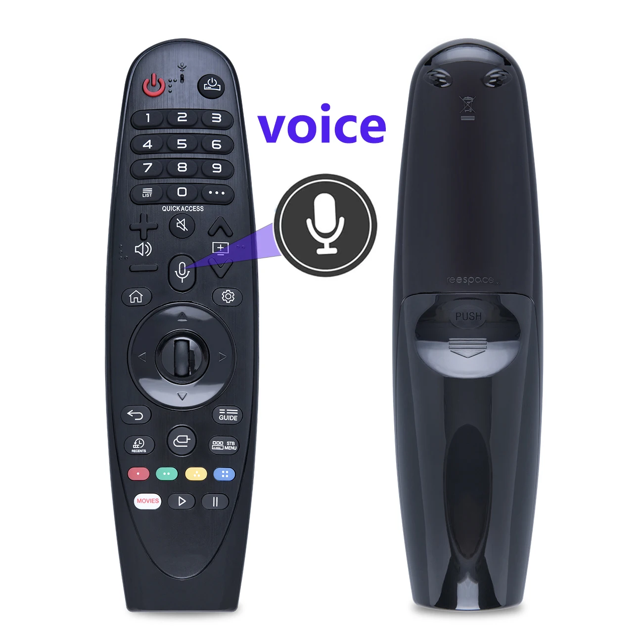 

New Replacement AN-MR19BA 2019 Voice TV Magic Remote Control for TV 49NANO80UNA W9/E9/C9/B9 43UM7340 43UM7400 43UM7600 49SM8100