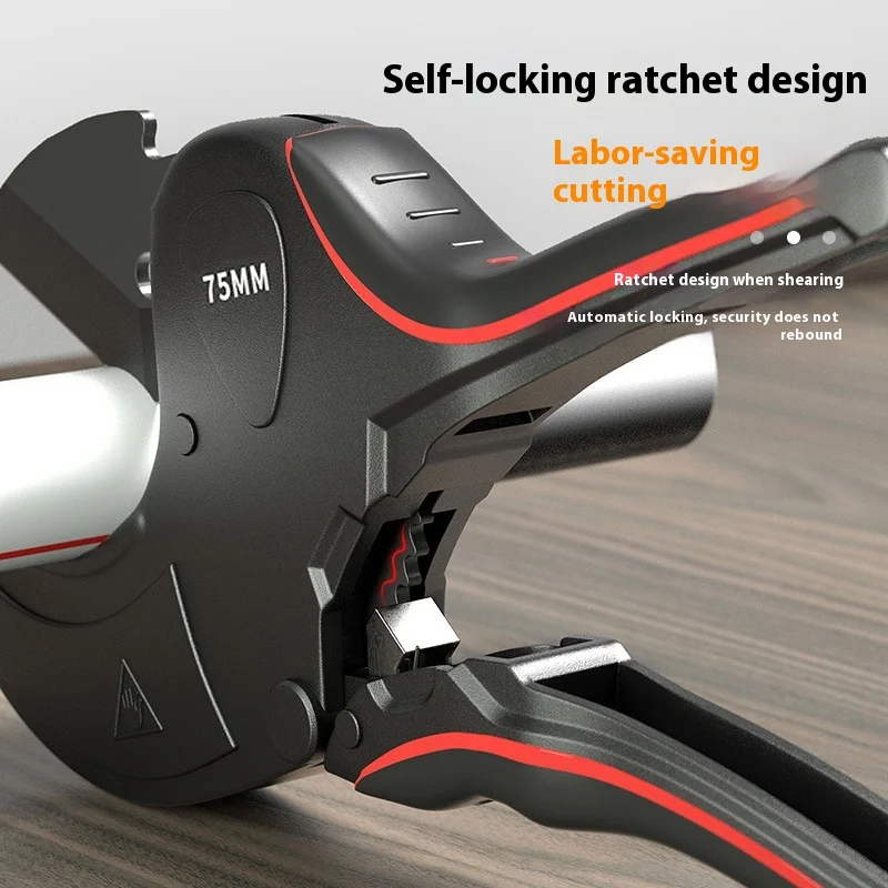 Wasser Rohr Schere Professionelle Hot Melt Rohr Schere PVC Scher Messer Rohr Cutter Rohr Cutter Selbst-Locking Ratsche Rohr Messer
