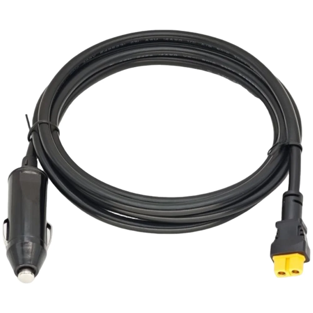 Car Power Port To For Xt60 Adapter Charging Cable 1.5M 16AWG For RC Battery Solar Panel Outdoor Extension Cord Connector Black