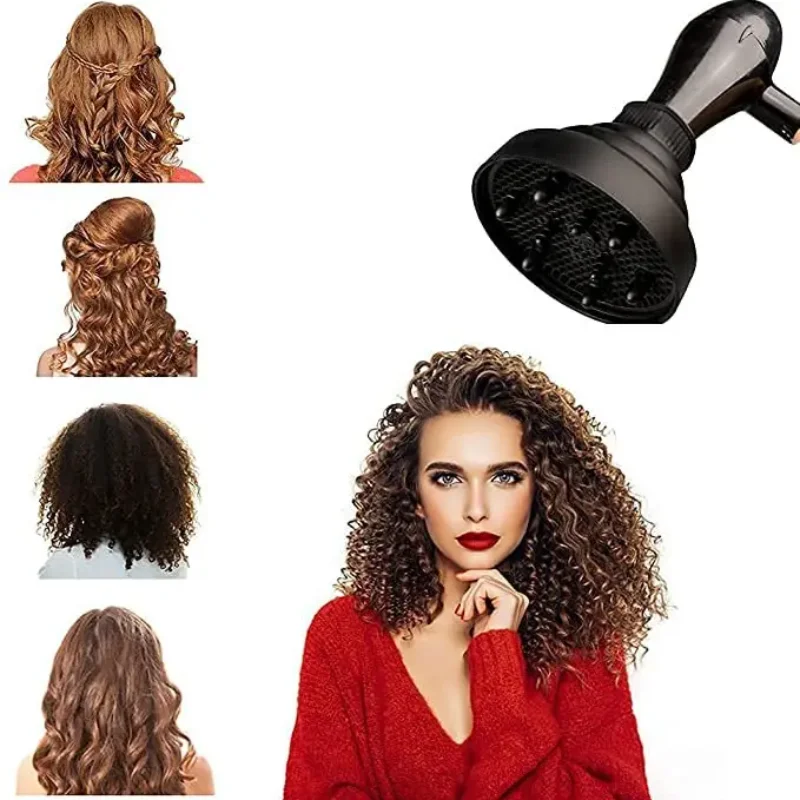 

Profession Blow Dryer Diffuser Attachment for Natural Thick Hair Collapsible Hair Blower Diffuser Styling Hairdressing Tool