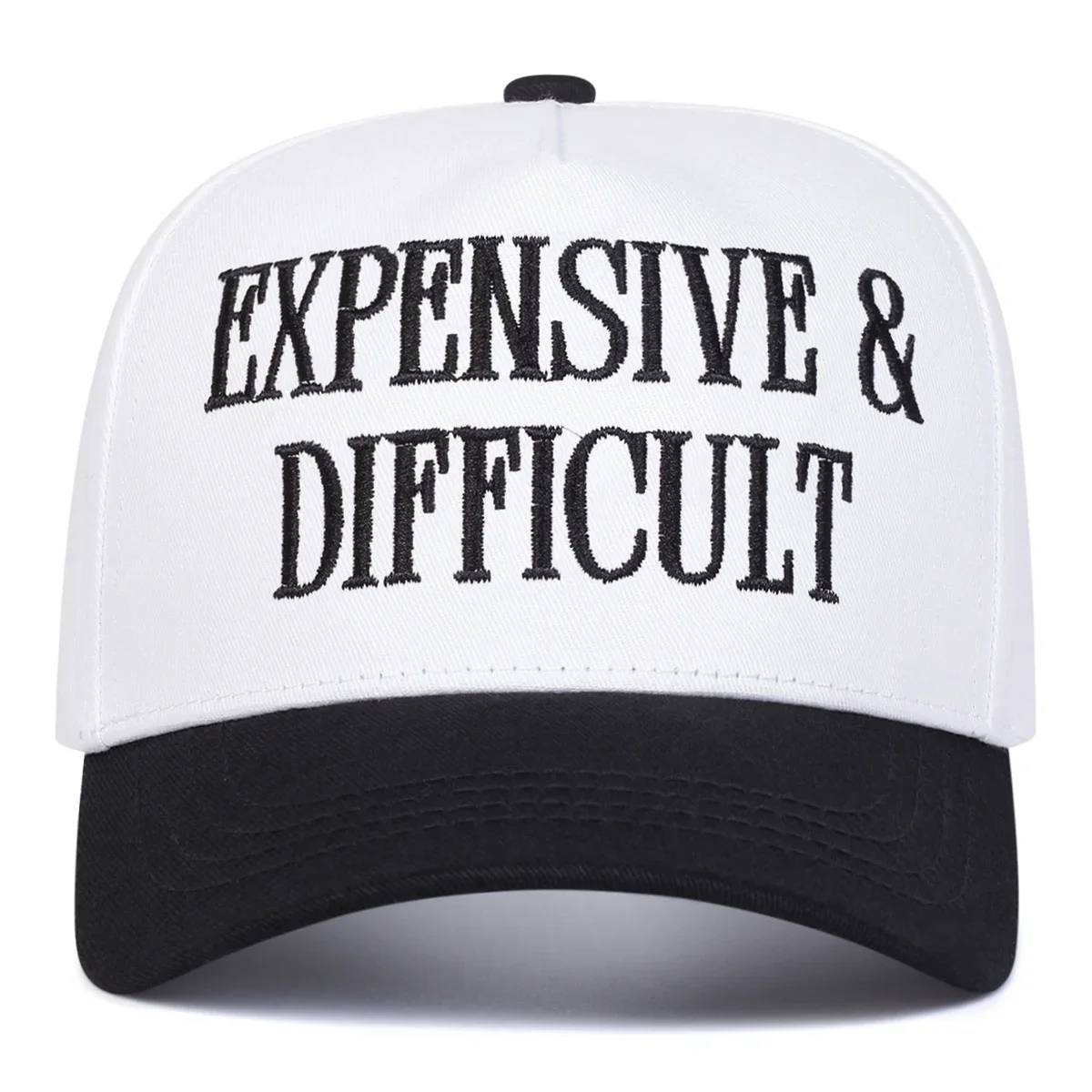 Unisex EXPENSIVE DIFFICULT Letter Embroidery Baseball Caps Spring Autumn Outdoor Adjustable Casual Hats Sunscreen Hat Sports Cap