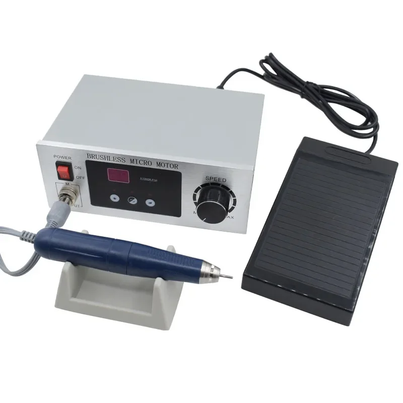 70000 RPM  Micromotor Brushless  Polishing Motor with Pedal Control Speed