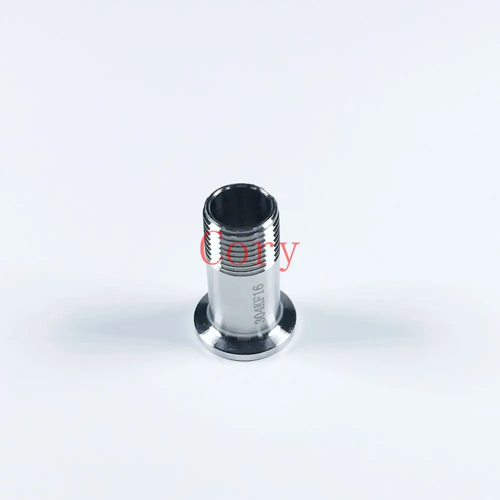 1PCS 304 Stainless Steel Flange Adapter KF16 Flange Size to 1/2