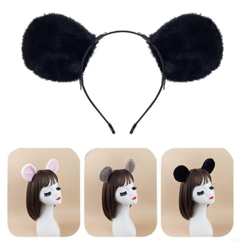 B95f conjunto acessórios para fantasia mouse, 1/peças, fantasia halloween, orelhas mouse, faixa cabeça, saia para