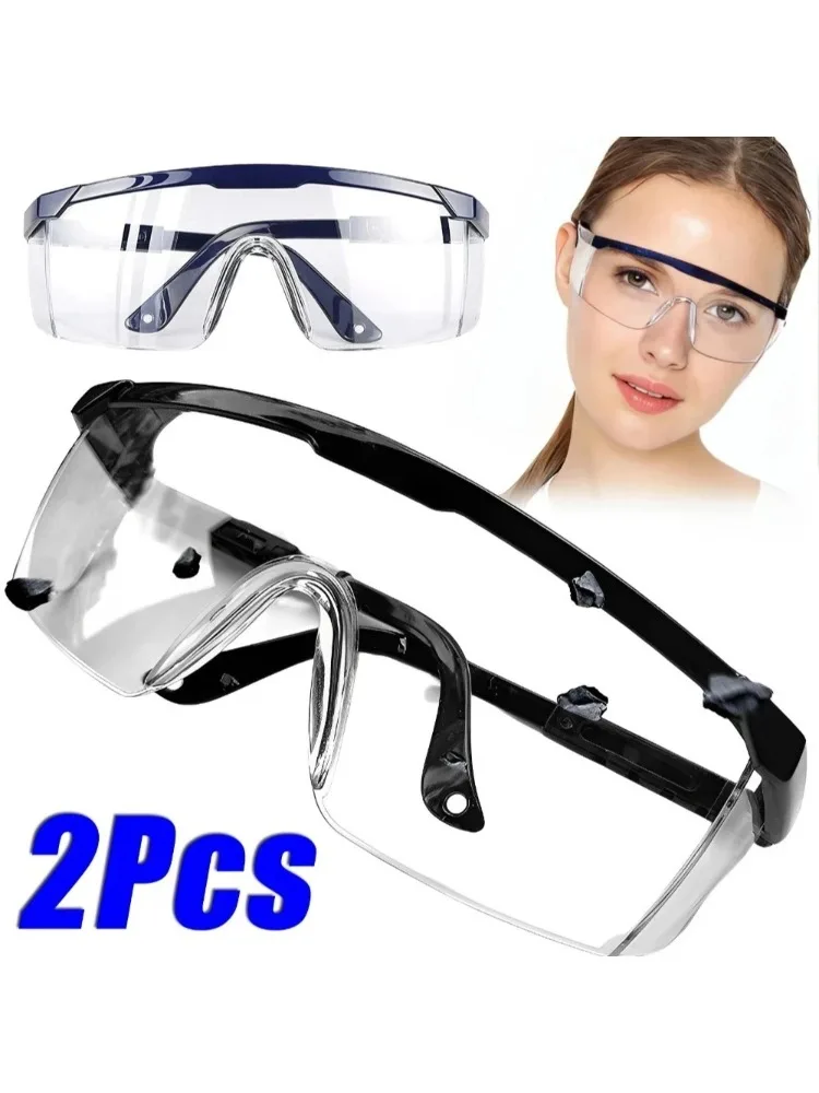 AliExpress NONE Industrial Safety Glasses – Splash-Proof & Dust Resistant Goggles for Lab, Construction & Cycling – Secure Eye Protection Gear