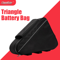 ChamRider 36V 48V 60V 72V E-BIKE Electric Bicycle Triangle Battery Bag Black Bicycle Frame Triangle Bags Max Load 126 Cells