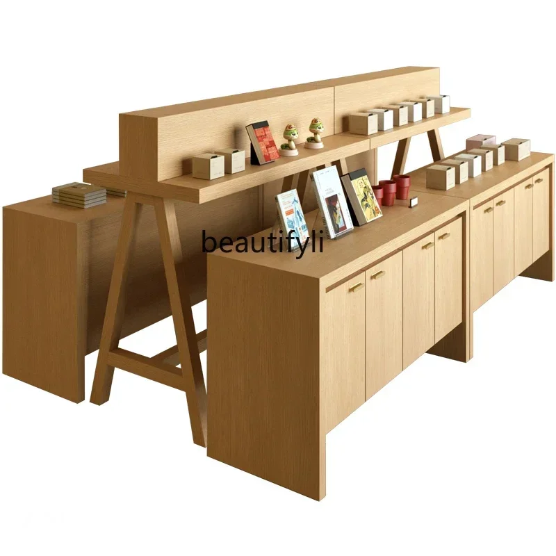 D33Bookstore Display Stand Specialty Travel Commodity Display Cabinet Simple Display Cabinet