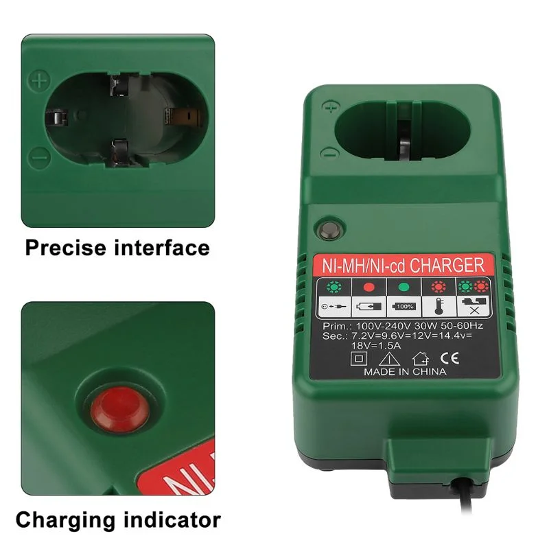 Imagem -05 - Adaptador de Carregamento de Bateria 7.2v18v Uso com Makita 7.2v 9.6v 12v 14.4v 18v Ni-mh Ni-cd Baterias Eua ue Reino Unido au Plug