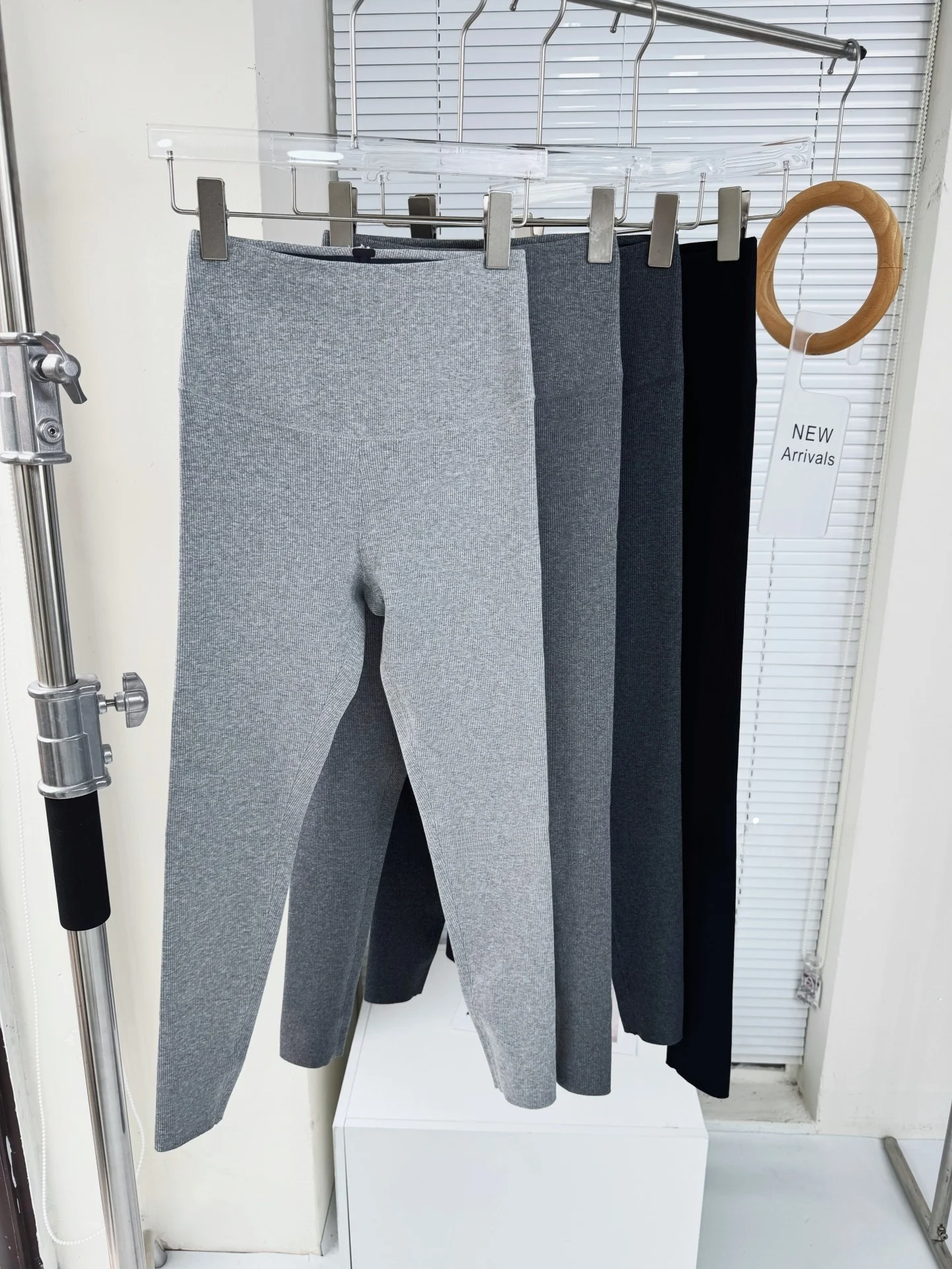 

Women's High-Waist Fce-Lined Fitn Pants for Pilates Training Running Yoga Long Cotton Polyester Elastic Fabric Sports Wear