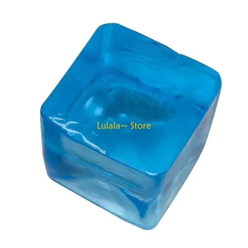 Y4QA – Cube glace incassable en 20 pièces, Figurine Maltose, nouveauté Gag Table, jouet pétrissage mignon, Cube