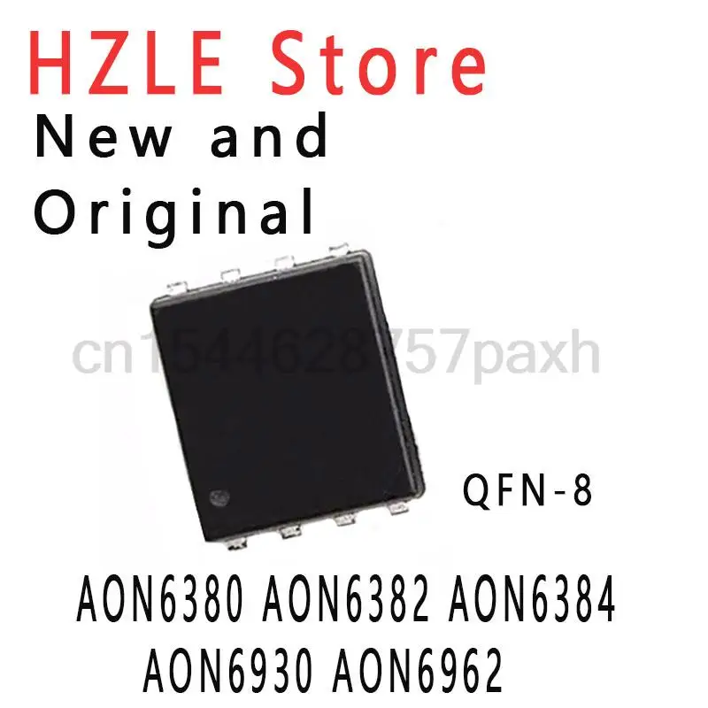 5piece New and Original AON6380 AON6382 AON6384 AON6930 AON6962 AON6224A AON6232A AON6262E AON6264E AON6366E QFN-8 RONNY IC