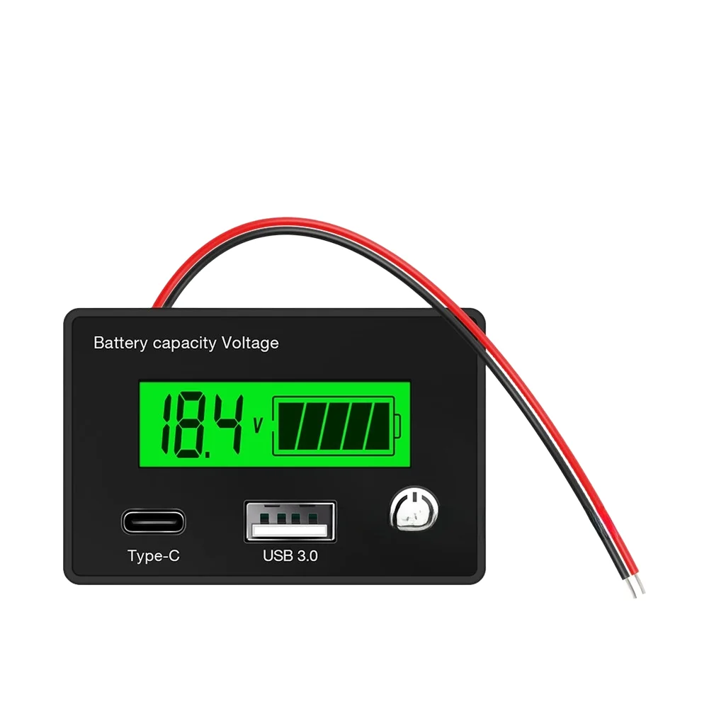 For Battery Diagnostics Green Capacity Tester Voltage Meter Ternary Lithium Support Lithium Iron Phosphate Support
