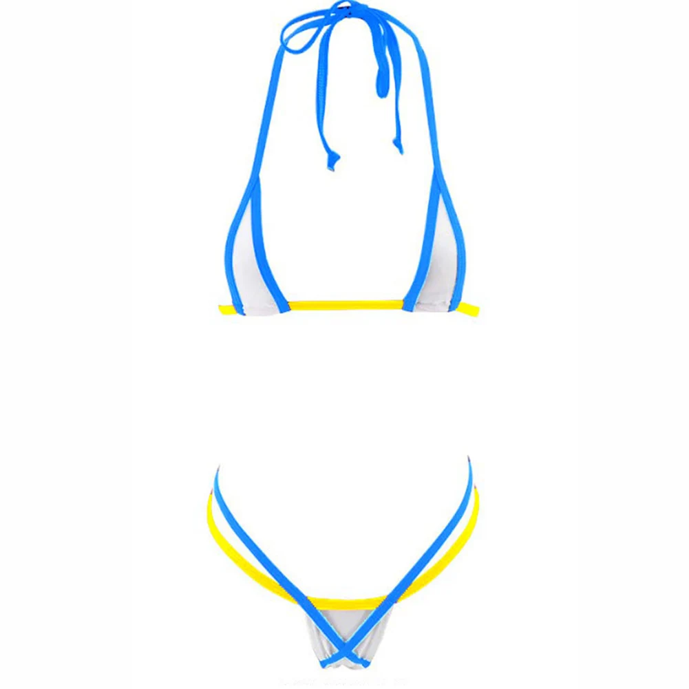 المرأة قطعتين بيكيني مجموعة ملابس السباحة المايوه ل Sandbeach بحر البولياميد دنة النسيج مريحة تناسب