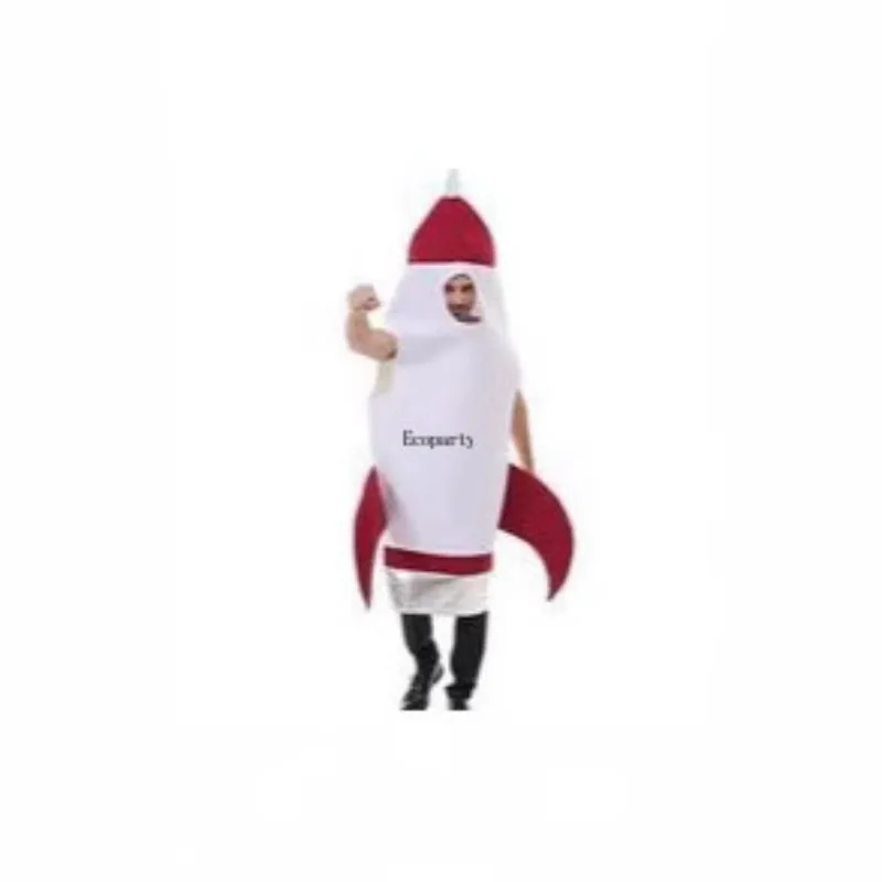 NE Halloween Party Rocket Jumpsuit Bar Fun Cosplay Adult Space Suit Stage Perform Integrated Skirt Birthday Party Funny Clothing view 4
