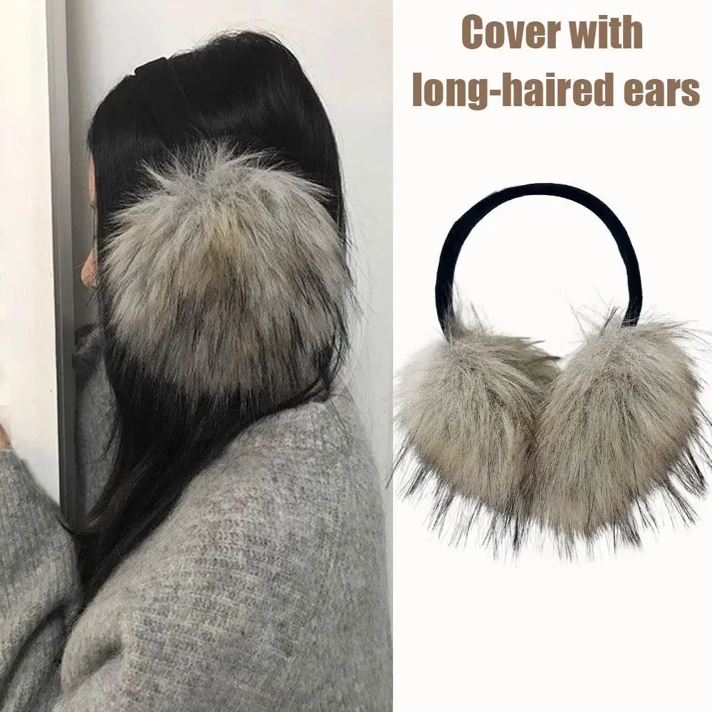 حماية الأذن أفخم فروي غطاء للأذنين لينة الدافئة سدادات رشاقته إيرفلاب موضة ديكور تنوعا عناصر الشتاء يندبروف الأذن إفشل #6