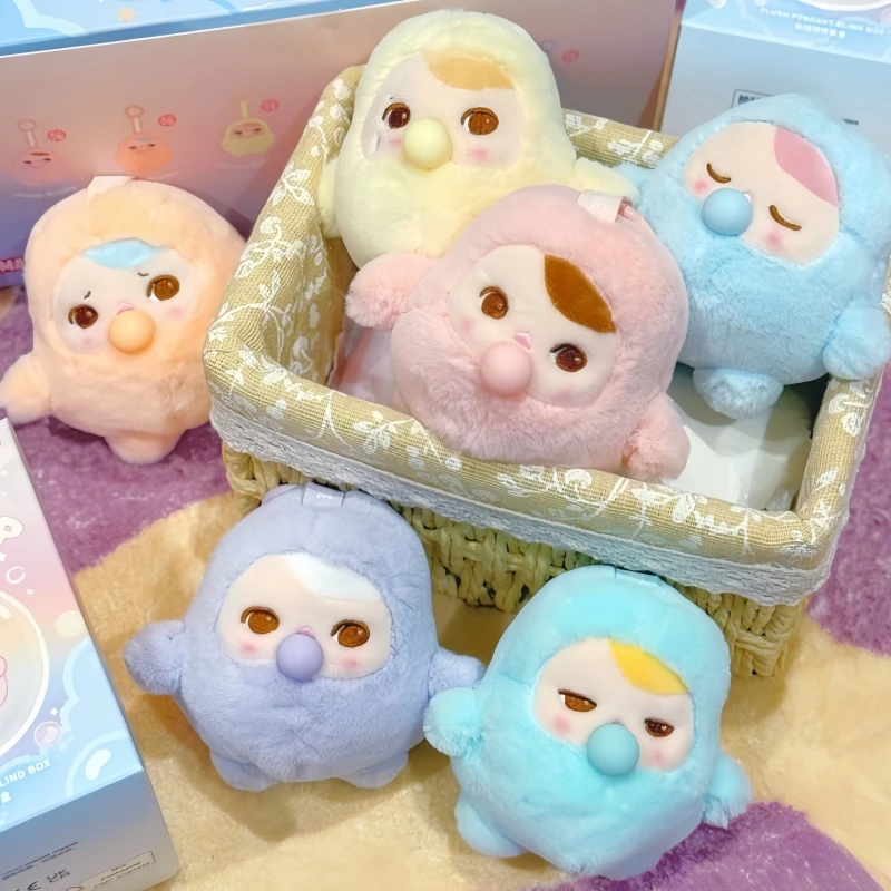 

Лидер продаж, подлинная подвеска Popmart Pucky Beans Bubble Series, подвеска-сюрприз, слепая коробка, высокое качество, сумка, подвеска, украшение, подарки