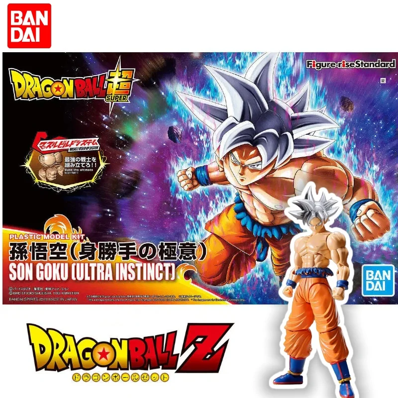 

Набор для сборки модели Bandai Figure-Rise Standard Dragon Ball Ultra Instinct Silver Hair Goku для коллекционеров аниме и любителей хобби