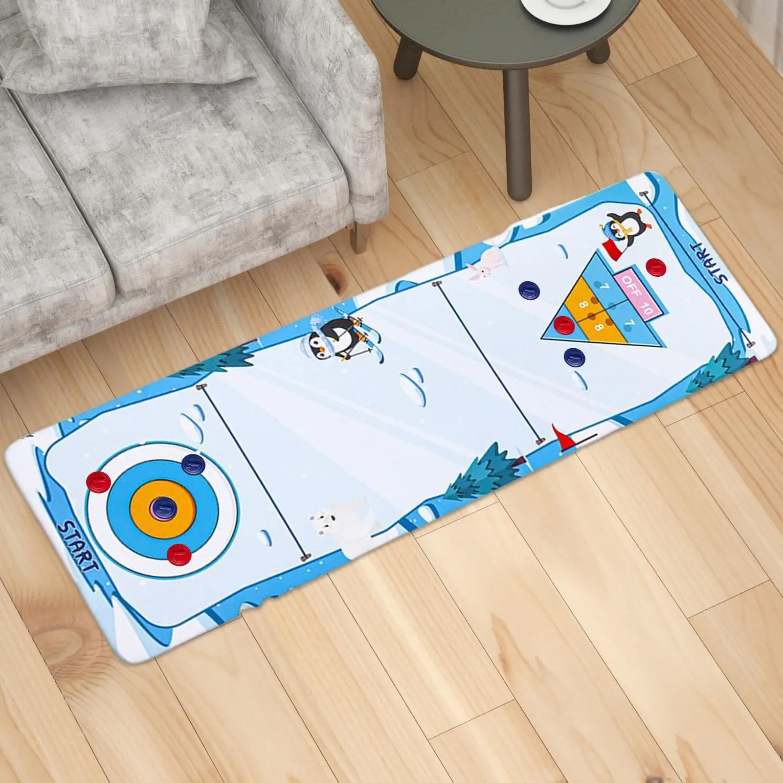 

Настольная керлинговая дорожная семейная настольная игра, вечеринка, портативная забавная игрушка для фанатов, мальчиков, детей, студентов, взрослых, энтузиастов, девочек