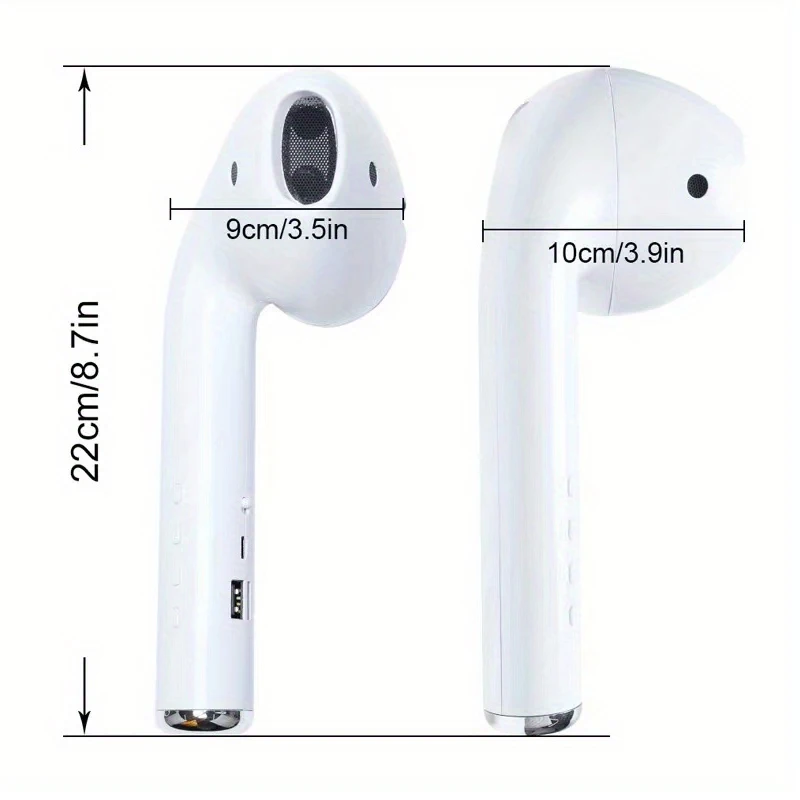 Oversized Giant Bluetooth Headset Speaker for AirPods Pro Model Wireless Bluetooth Audio Gift Hunting Gift Hot Net Red Soundbar