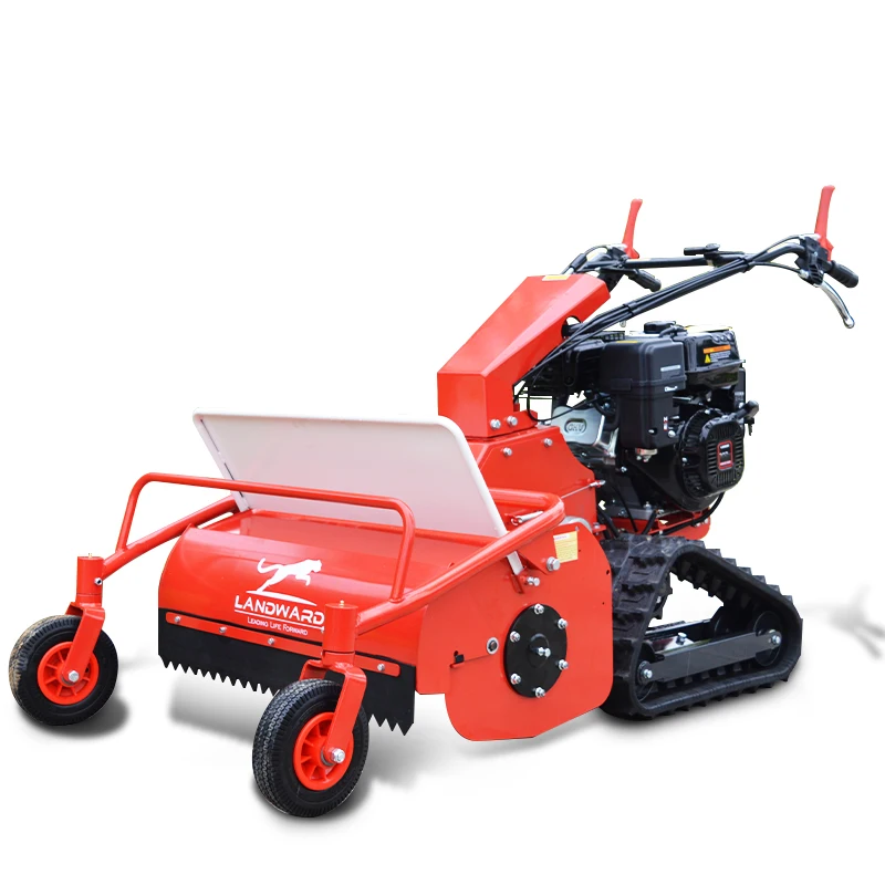 Cortacésped con ruedas de goma de alta calidad, cortador de césped con orugas, venta al por mayor, uso agrícola pequeño, 9 HP, venta personalizada