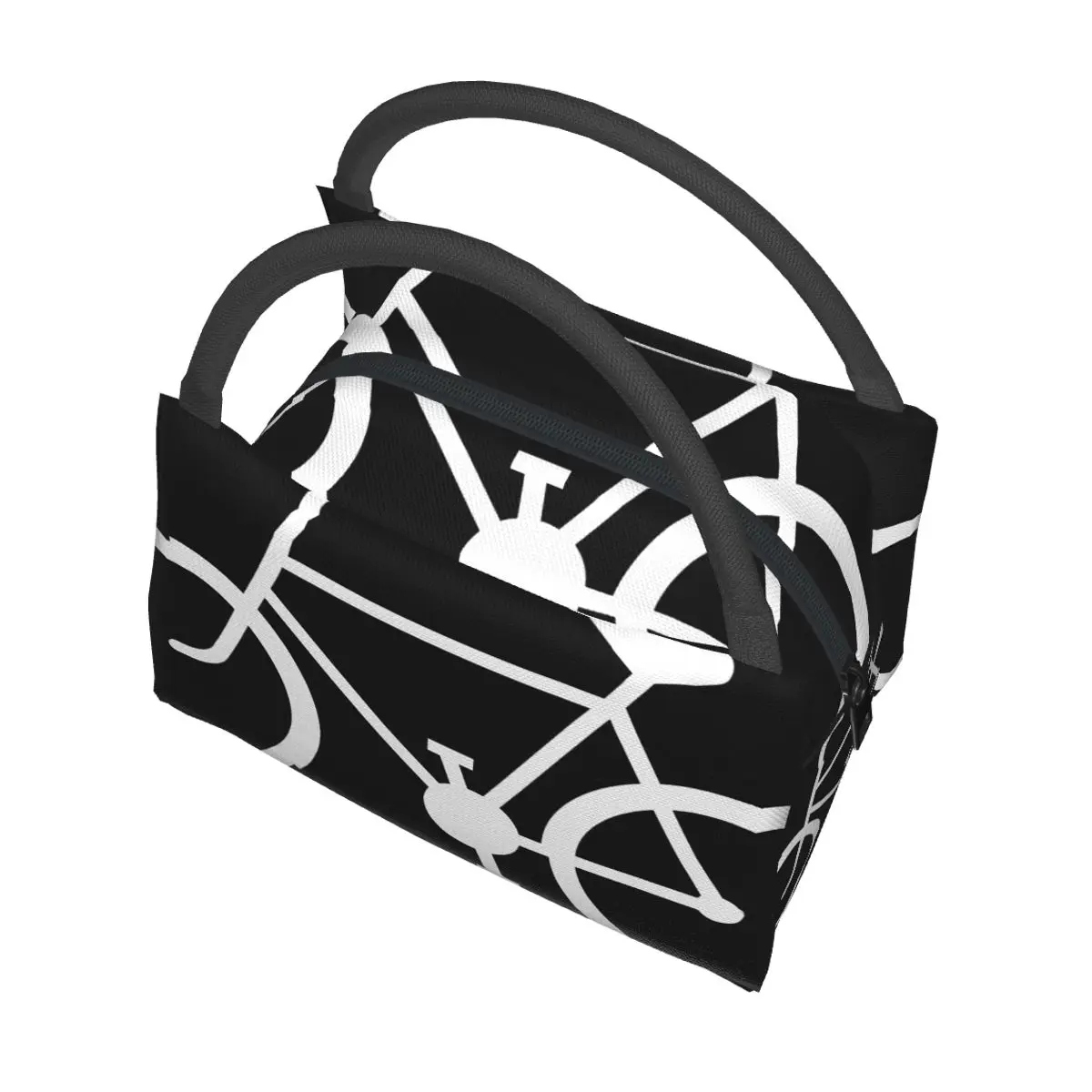 Bike Silhouette Portable insulation bag for Cooler Thermal Food Office Pinic Container