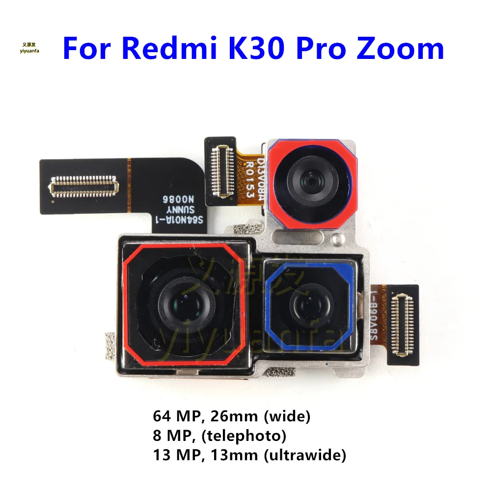

Main Back Facing Camera For Xiaomi Redmi K30 Pro Zoom Back Rear Camera Repair Replace Module