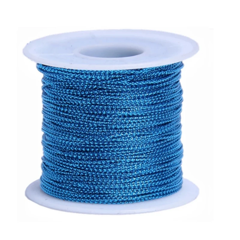 100meters/roll 1mm Round Nylon Beading Cord Thread Polyester Rope String For Hairpin Bracelet Necklace Findings Jewelry Making view 6