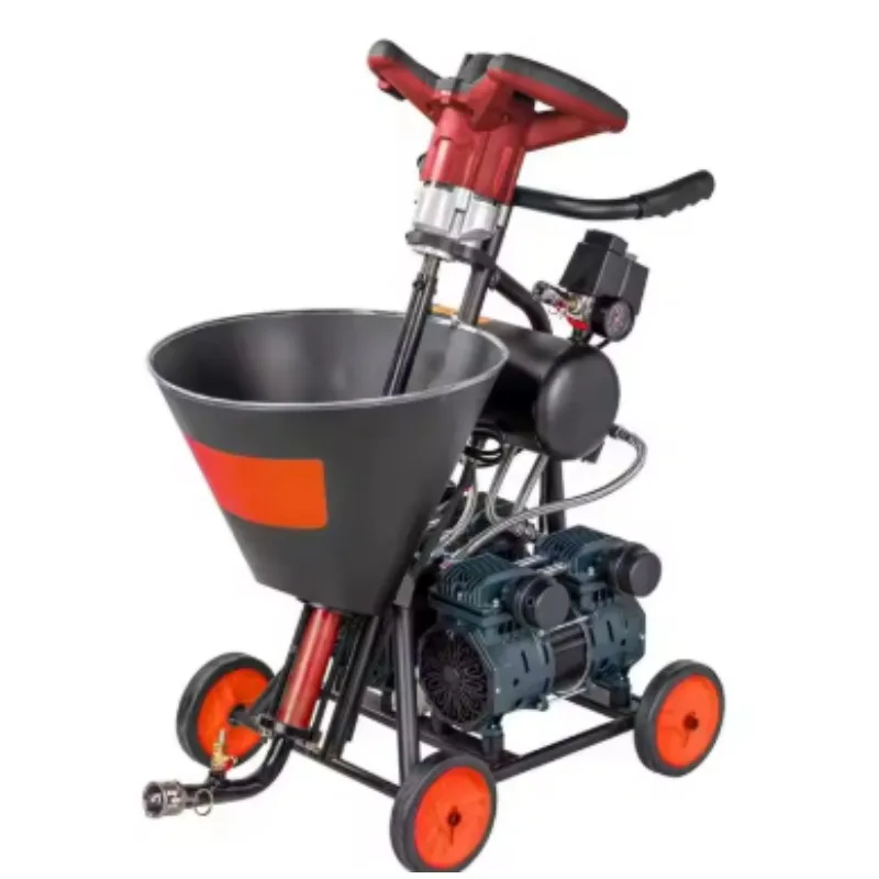 بخاخ مسحوق معجون طلاء الحجر الحقيقي المقاوم للحريق الكل في واحد من مادة البولي يوريثين js طلاء مقاوم للماء متعدد الوظائف عالي الطاقة أوتوماتيكيًا