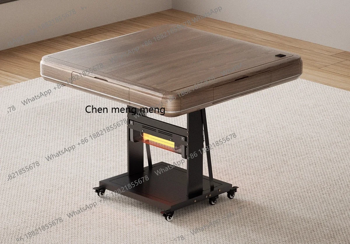 

cc182Double folding roller coaster mahjong machine household mini electric small mahjong table dual purpose