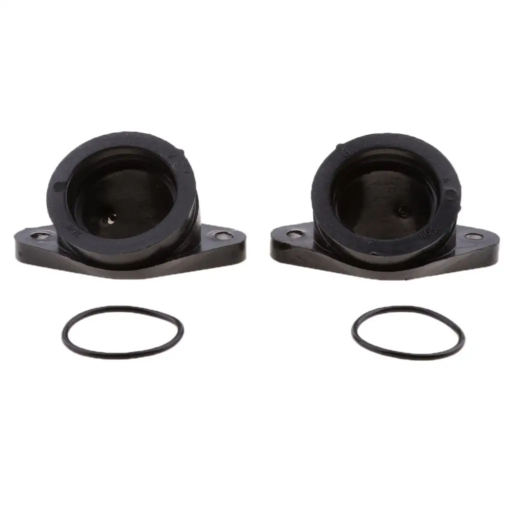 Intake Manifold Boot Carburetor Joint Rubber Connector for Yamaha XV400 Virago 1991-1994 Replacement Parts