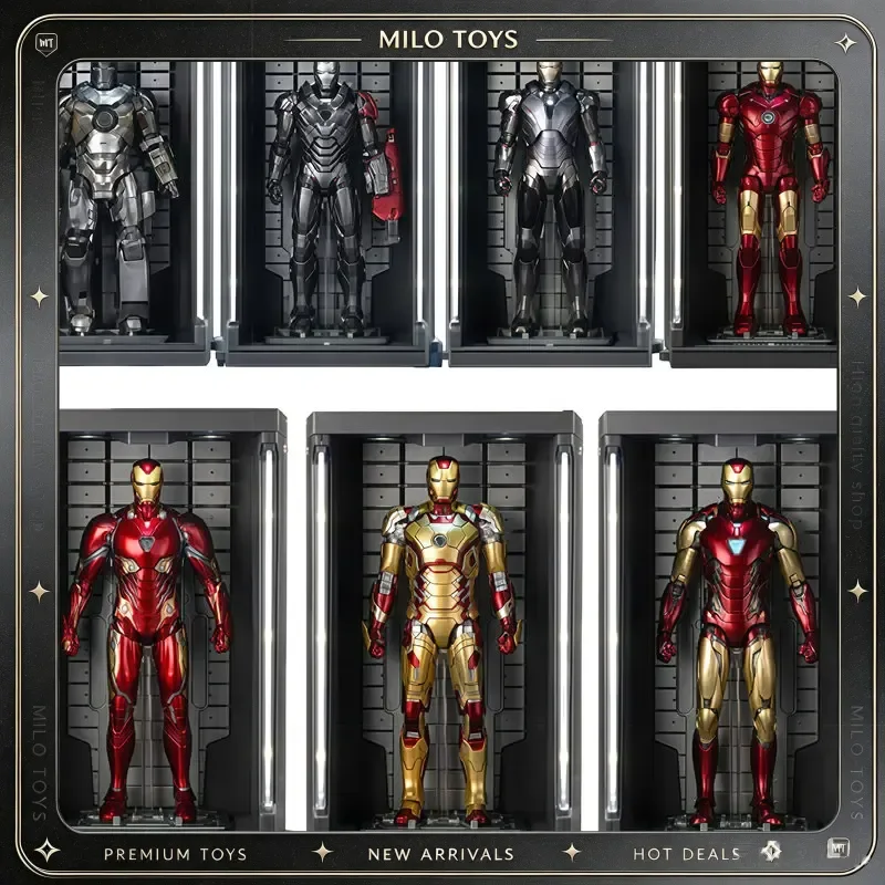 Zd Toys Iron Man Hangar,  For Iron Man Action Figures, Display Collection Model Peripheral, Birthday Gifts For Hobby Fans