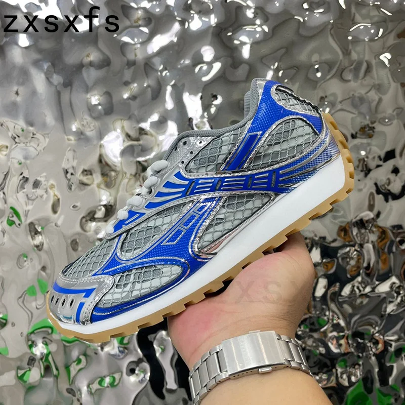 Hot Platform Sneakers Men Women Thick Sole Air Mesh Casual Flat Male Shoes Women Lace Up Lover\'s Designer Daddy Shoes Men