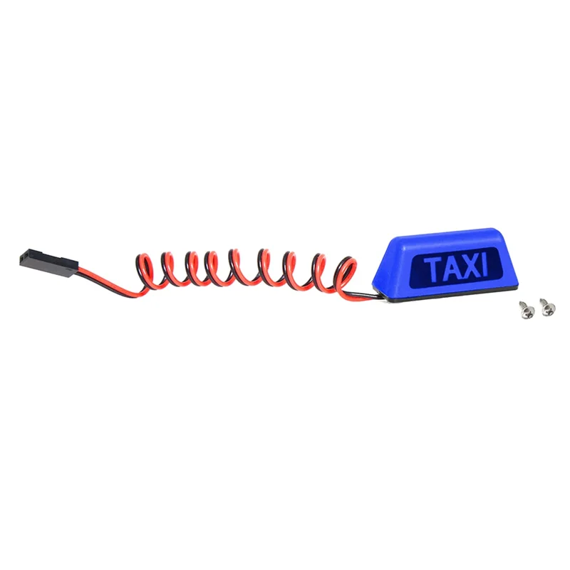 

AS96-TAXI автомобильный фонарь на крышу, универсальный для радиоуправляемого автомобиля 1/10 RV 1/8, альпинистский автомобиль, внедорожник, сделай сам, модернизированный радиоуправляемый автомобиль R160