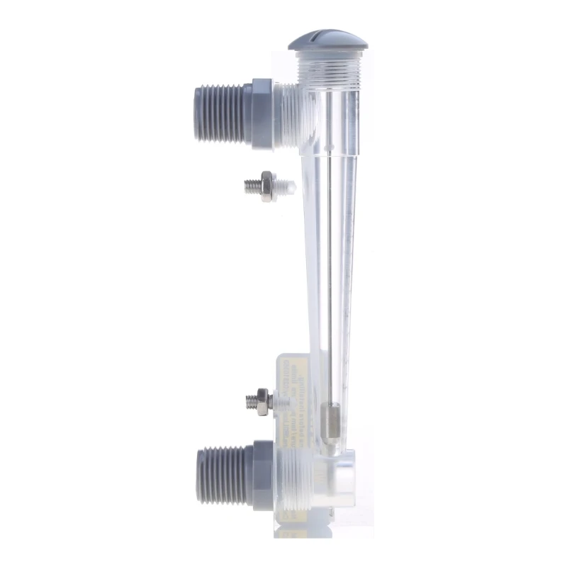 Upgraded Acrylic 0.5-5GPM 2-18LPM Air Gas Flowmeter with Control Valv-e for Oxygen Adjustable Compact-size