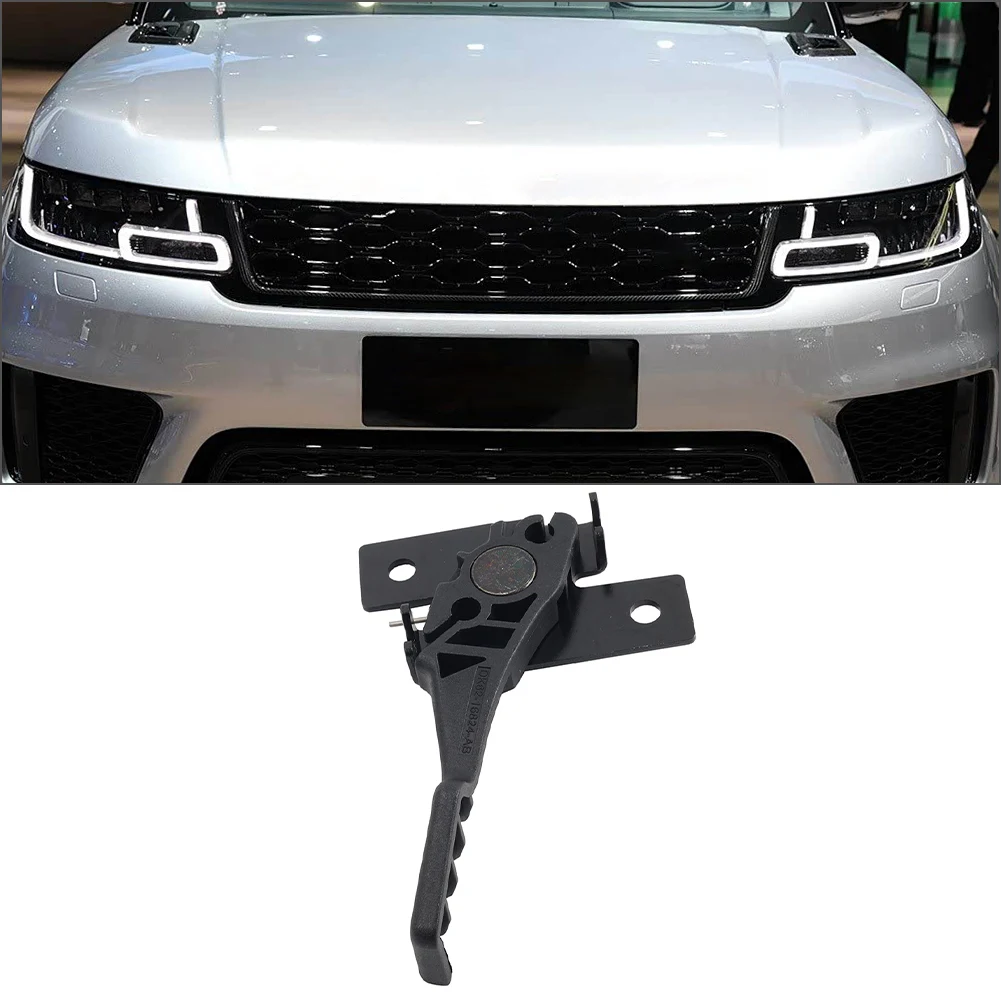Car Front Hood Bonnet Release Center Latch Handle LR043960 For Land Rover Range Rover Sport 2014-2022 Metal Black