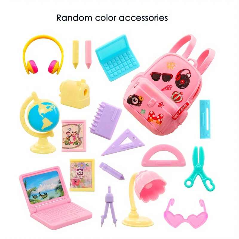 Set De 9 Miniherramientas De Limpieza Para Casa De Muñecas – Accesorios Diminutos, Juguete Educativo Para Niñas Y Niños (color Aleatorio)