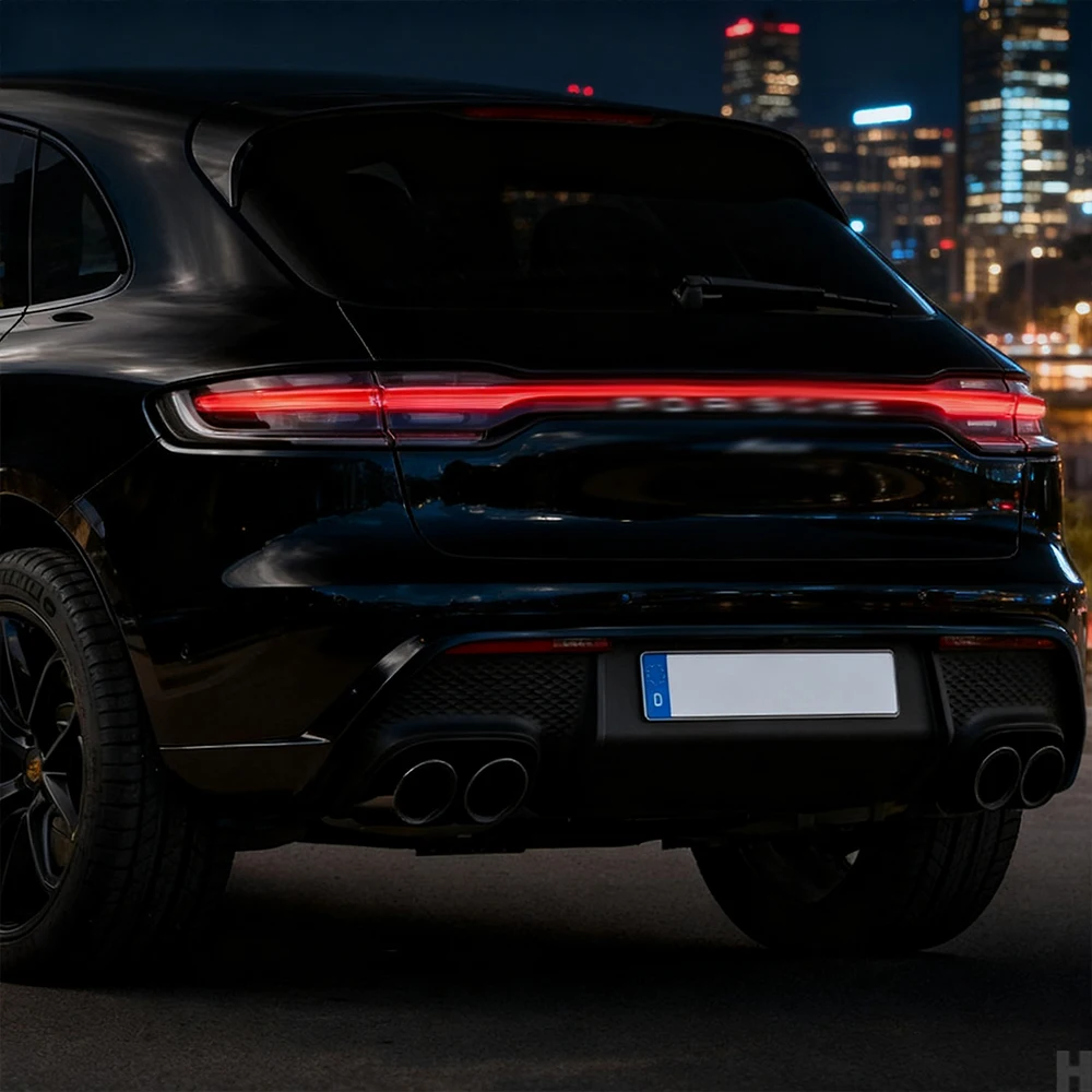 

For Porsche Macan 2014-2017 Auto Back Lamps Assembly Upgrade High Quality New Style LED Through Taillights Car Tool Accessories