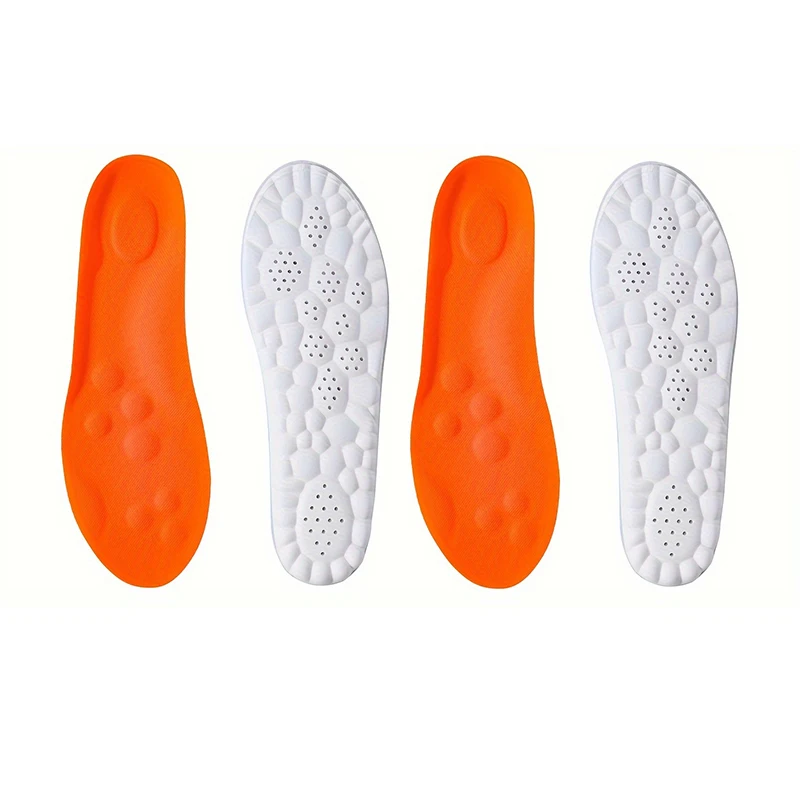 1 Paar/2 Pairs/4 Pairs Hoge Elasticiteit Latex Sport Inlegzolen Zachte Schoen Pads Steunzool Orthopedische Inlegzolen ademend Deodorant Binnenzool