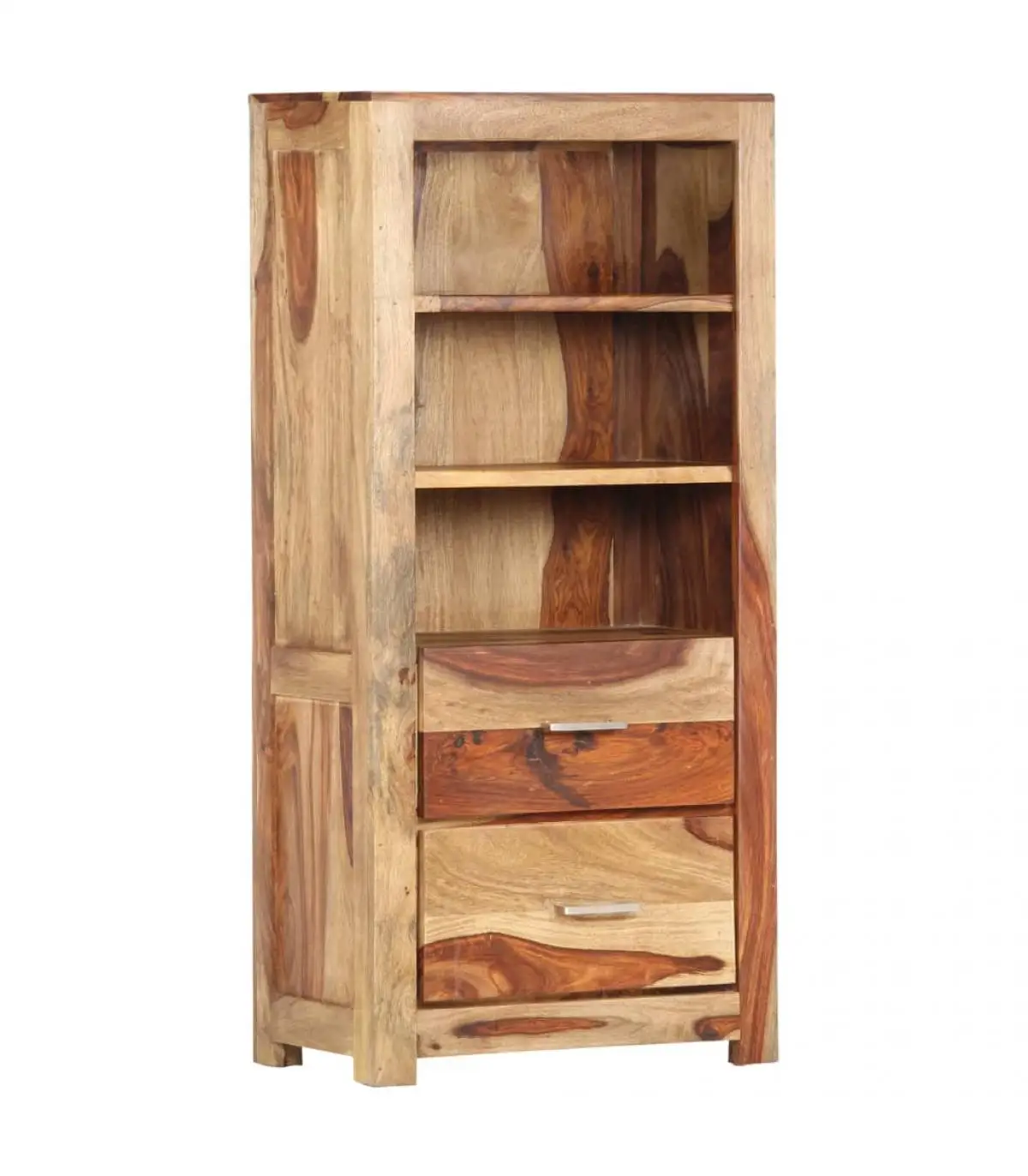 Sheesham 50x30x108 cm solid wood storage lockers and cabinets