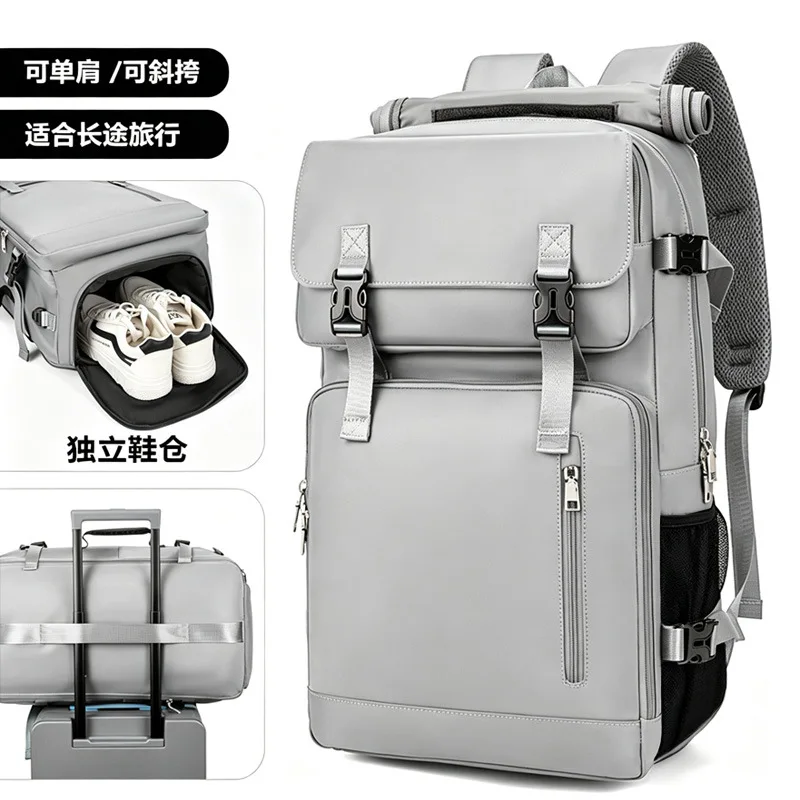Large Capacity Travel Duffel Bag Gym Sports Outdoor Fitness Crossbody Carry On Weekender Business Commuter
