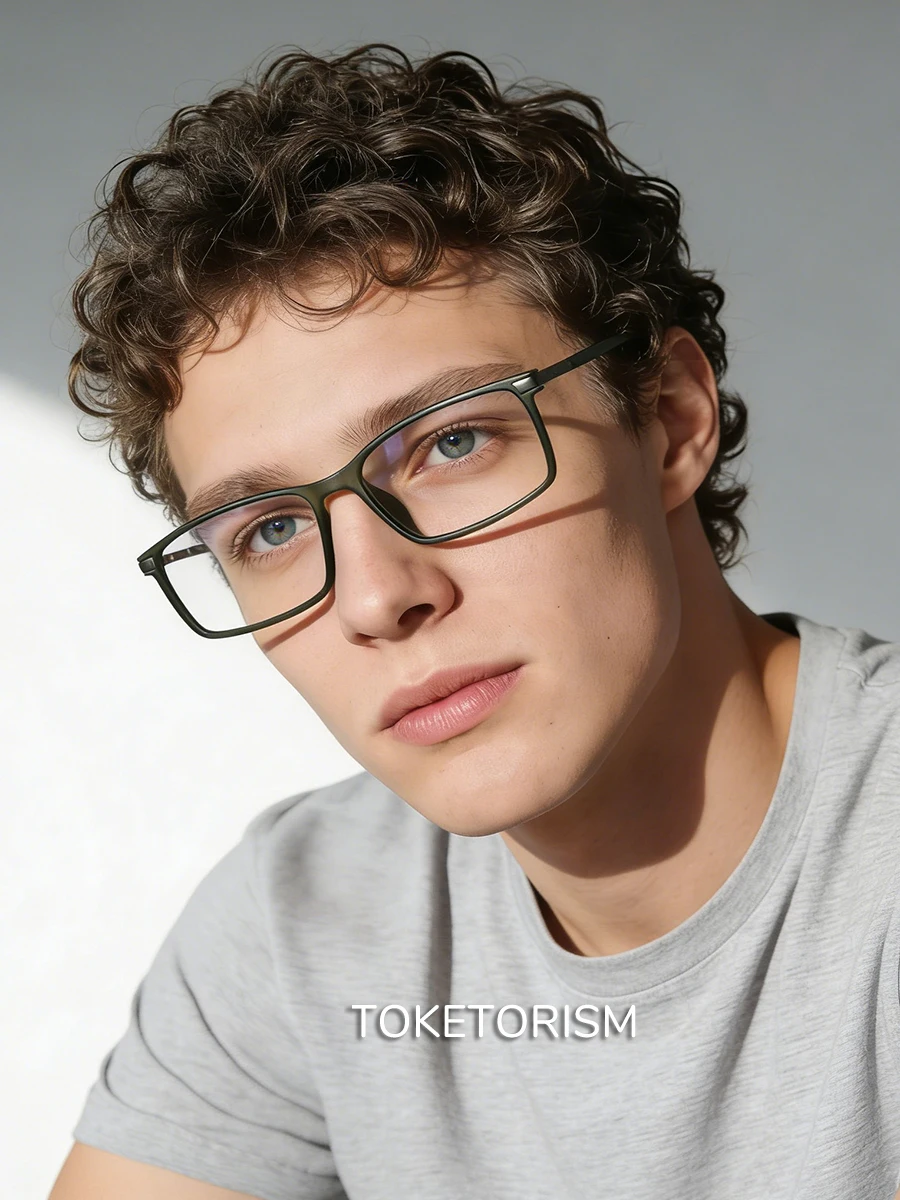 

Toketorism новые модные прямоугольные очки с защитой от синего света, оптические оправы для очков по рецепту для мужчин и женщин