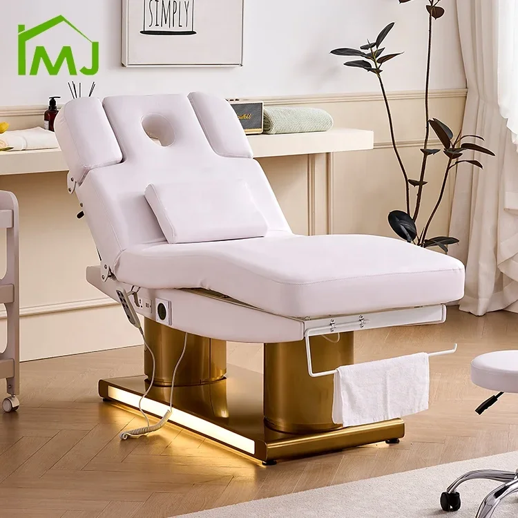 

Beauty Salon Electric Massage Table Eyelash Facial Spa Recliner Electric Beauty Bed