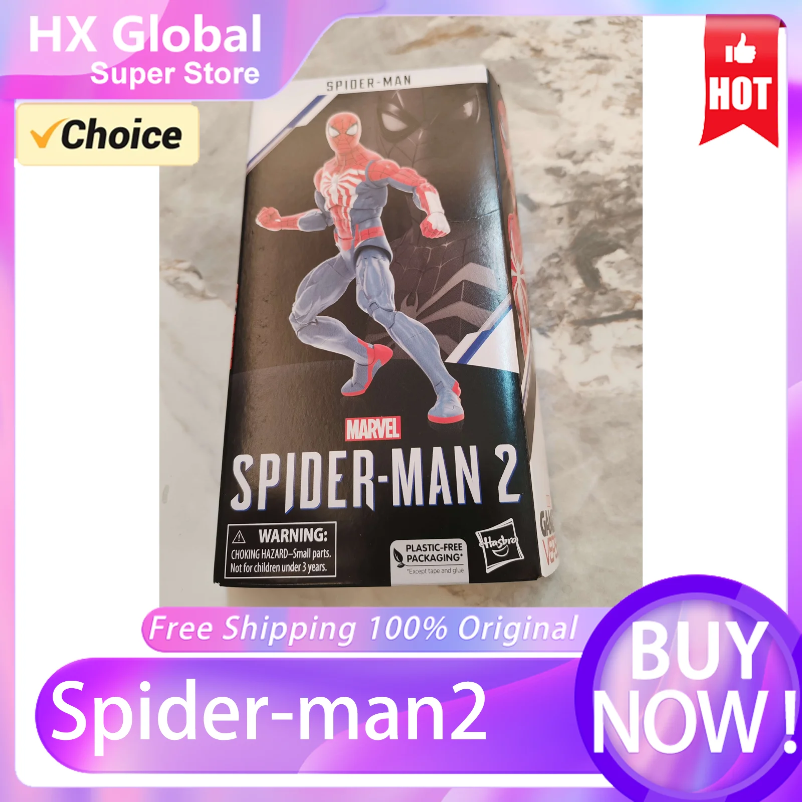 

2025 Spider-man 2 Statue Marvel Legends Series 6 INCHES Original Anime Action Figure Model Toys PVC Christmas Gifts Figurine